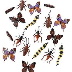 Spirit Halloween Multi-Color Critters - 18 Pack