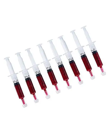 Spirit Halloween Blood Slime Syringes - 8 Pack 1 Spirit Halloween Blood Slime Syringes - 8 Pack