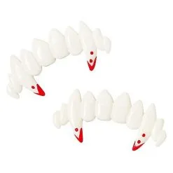 Spirit Halloween Vampire Teeth Hair Clips -Costume Decor Hub 01582220 c