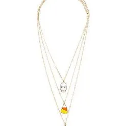 Spirit Halloween Ghost And Candy Chain Necklaces - 3 Pack