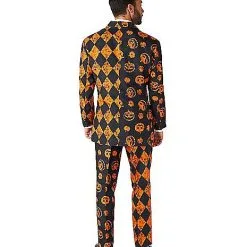 Spirit Halloween Adult Distressed Pumpkin Party Suit -Costume Decor Hub 01587179 c