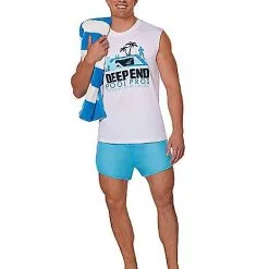 Spirit Halloween Adult Pool Boy Costume Kit