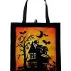 Spirit Halloween Haunted House Candy Window Tote Bag