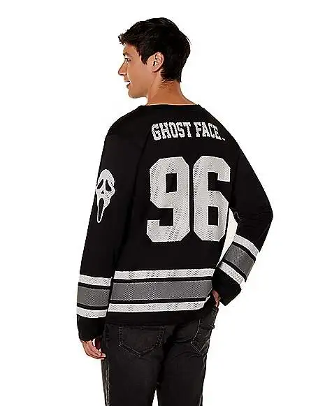 Spirit Halloween Adult Ghost Face Jersey 2 Spirit Halloween Adult Ghost Face Jersey - Image 2