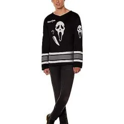 Spirit Halloween Adult Ghost Face Jersey 5 Spirit Halloween Adult Ghost Face Jersey -Costume Decor Hub 01591049 c