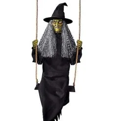Spirit Halloween Swinging Witch Static Prop