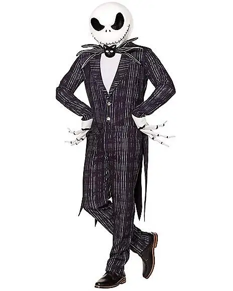 Spirit Halloween Adult Jack Skellington Costume Deluxe - The Nightmare Before Christmas 1 Spirit Halloween Adult Jack Skellington Costume Deluxe - The Nightmare Before Christmas