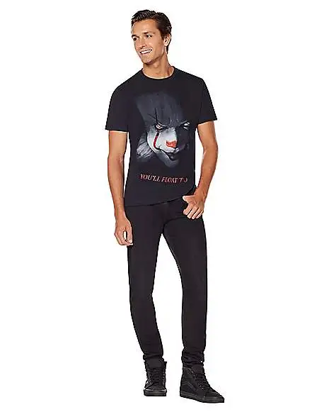 Spirit Halloween Hi Georgie Pennywise T Shirt - It 3 Spirit Halloween Hi Georgie Pennywise T Shirt - It - Image 3