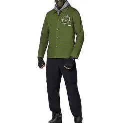 Spirit Halloween Adult The Riddler Jacket - The Batman -Costume Decor Hub 01601400 c