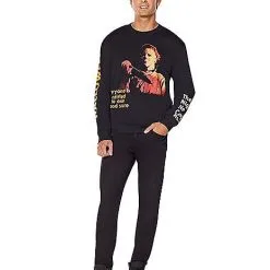 Spirit Halloween Michael Myers One Good Scare Sweatshirt - Halloween 5 Spirit Halloween Michael Myers One Good Scare Sweatshirt - Halloween -Costume Decor Hub 01602887 c
