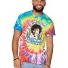 Spirit Halloween Happy Accidents Tie Dye Bob Ross T Shirt