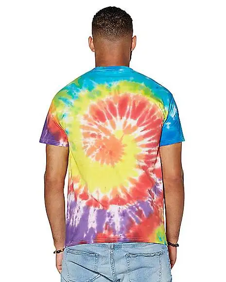 Spirit Halloween Happy Accidents Tie Dye Bob Ross T Shirt 2 Spirit Halloween Happy Accidents Tie Dye Bob Ross T Shirt - Image 2