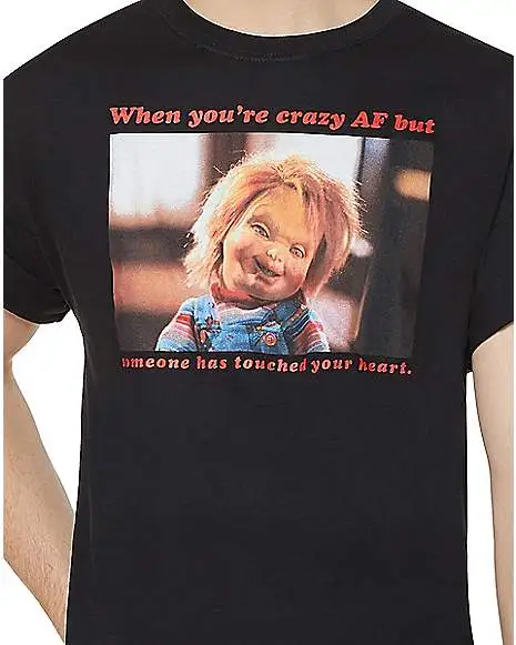 Spirit Halloween Crazy Chucky T Shirt - Child's Play 2 Spirit Halloween Crazy Chucky T Shirt - Child's Play - Image 2