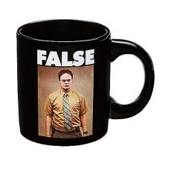 Spirit Halloween FALSE Dwight Coffee Mug 20 Oz. - The Office