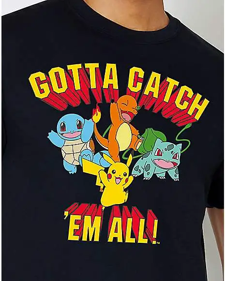 Spirit Halloween Gotta Catch 'Em All T Shirt - Pokemon 2 Spirit Halloween Gotta Catch 'Em All T Shirt - Pokemon - Image 2