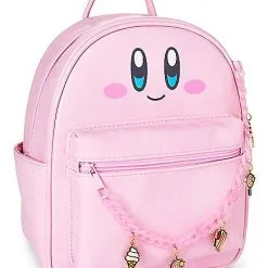 Spirit Halloween Kirby Mini Backpack With Chain -Costume Decor Hub 04134920 c