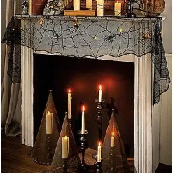 Spirit Halloween Spider Mantel Cover