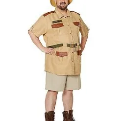 Spirit Halloween Adult Men's Zookeeper Plus Size Costume -Costume Decor Hub 07518327 c