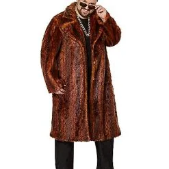 Spirit Halloween Faux Fur Coat -Costume Decor Hub 07521479 g