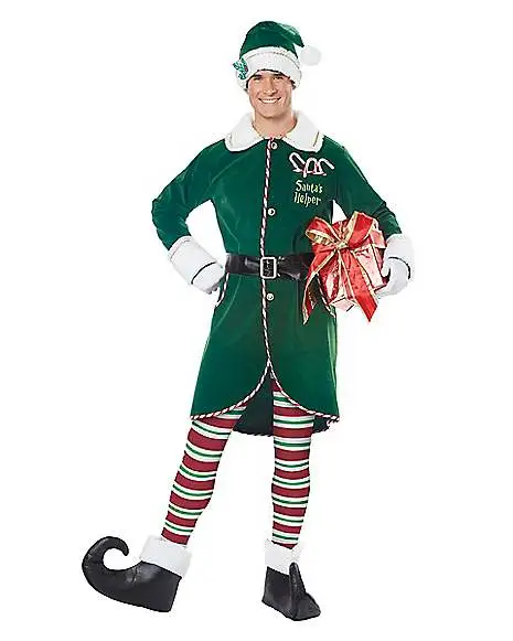 Spirit Halloween Adult Workshop Elf Costume 1 Spirit Halloween Adult Workshop Elf Costume