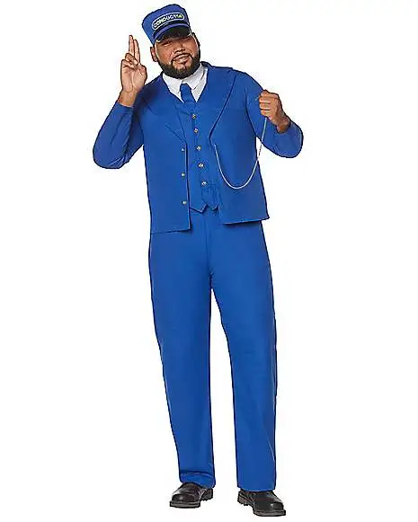 Spirit Halloween Adult Train Conductor Plus Size Costume 1 Spirit Halloween Adult Train Conductor Plus Size Costume