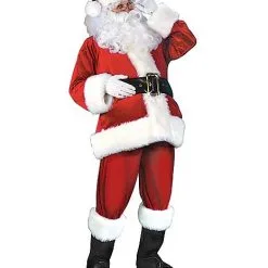 Spirit Halloween Adult Velvet Santa Suit Deluxe