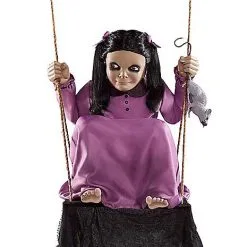 Spirit Halloween 6 Ft Rat Girl Animatronic -Costume Decor Hub 07642127 e